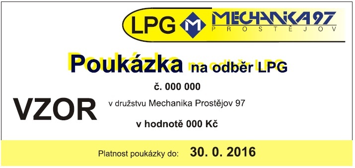 Platebn poukzka za LPG